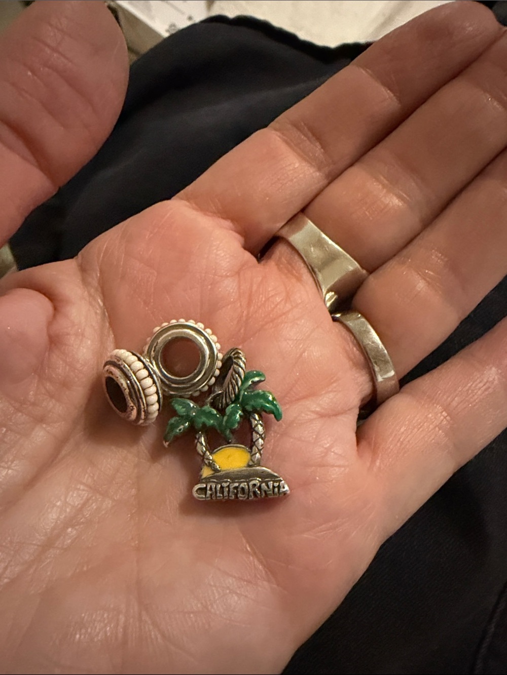 Brighton California charm with two spacers